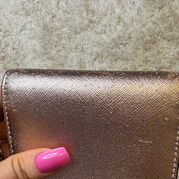 Tory Burch Emerson Mini Rose Gold Wallet - Picture 6 of 13